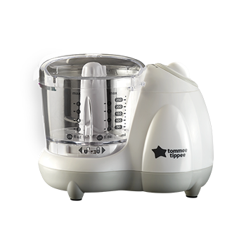 Mini-blend Food Blender in white with grey bottom