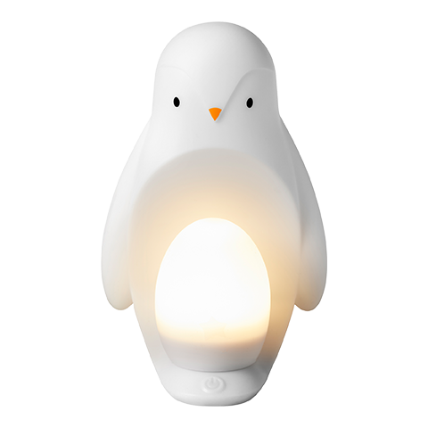  2-in-1-penguin Night Light in white