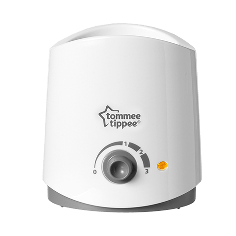 Electric Bottle and Food Warmer White with grey bottom