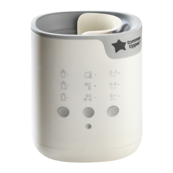 Bouteille et sachet tout-en-un Blanc chaud avec des accents gris