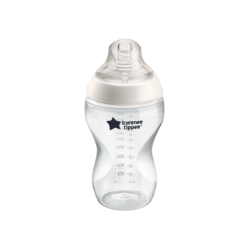 2 Closer to Nature Baby Bottles with lids. 