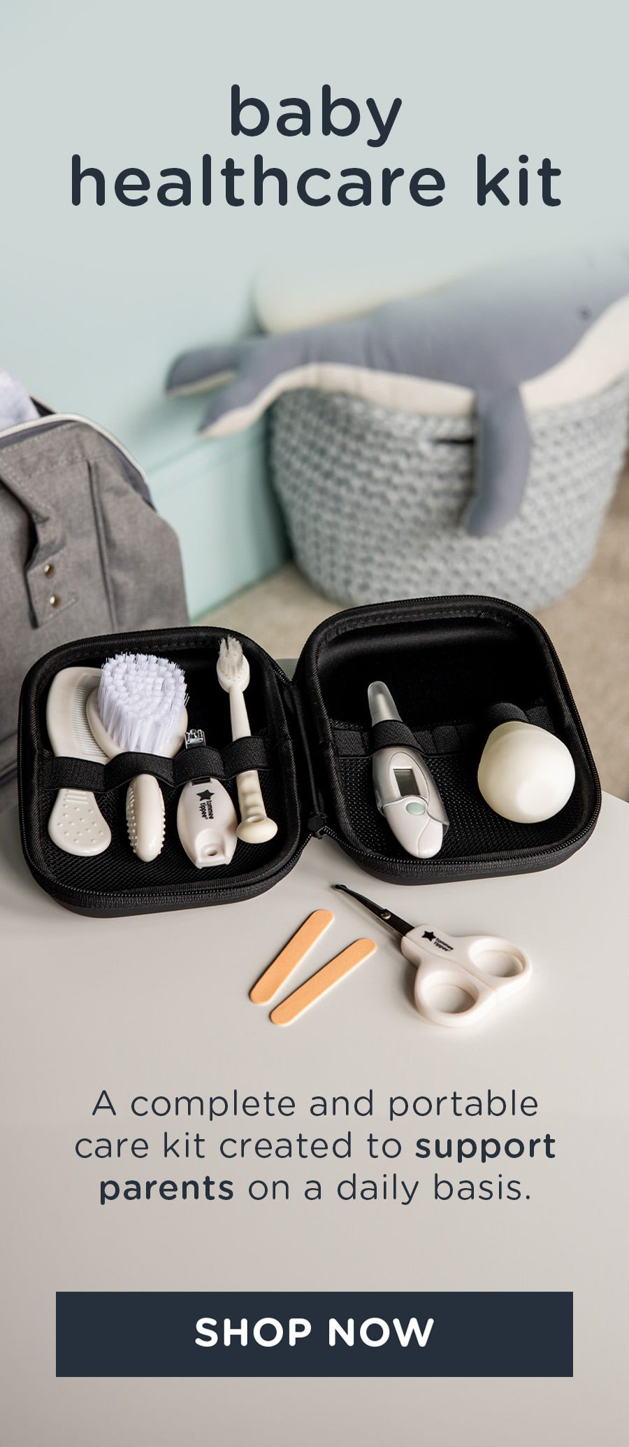 Healthcare kit navigation banner