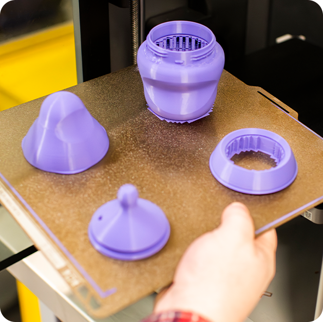 3D printed Tommee Tippee baby bottles. 