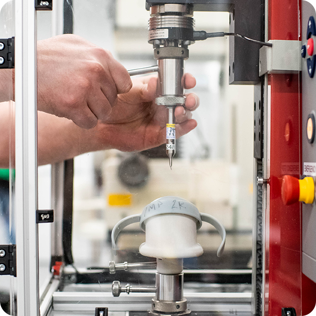 A machine in the Tommee Tippee testing lab 